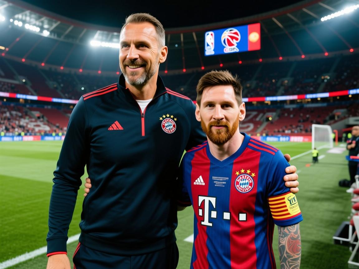 拜仁主教练孔帕尼：跟我同龄的梅西还非常猛！且看且珍惜！  第3张