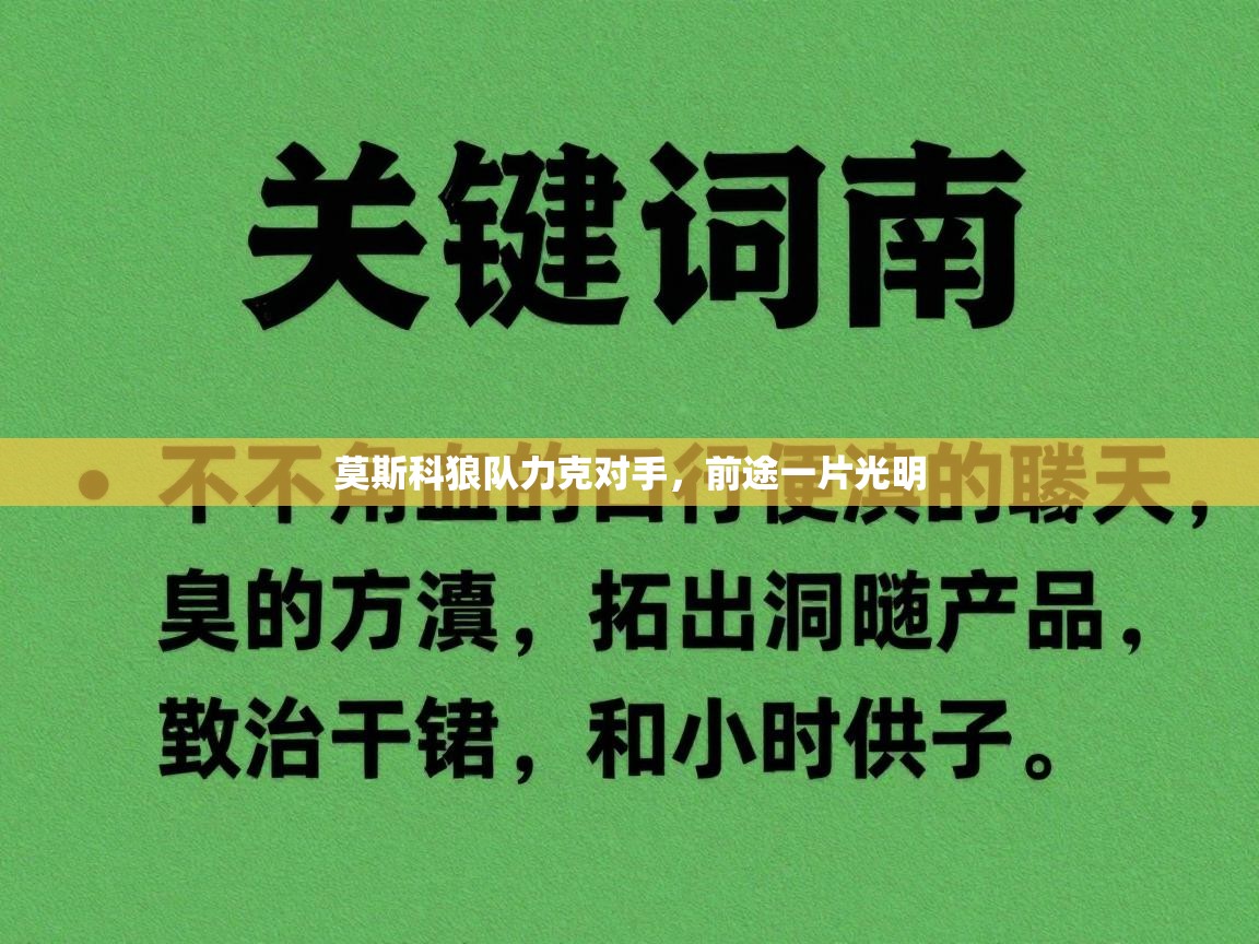 莫斯科狼队力克对手，前途一片光明  第2张